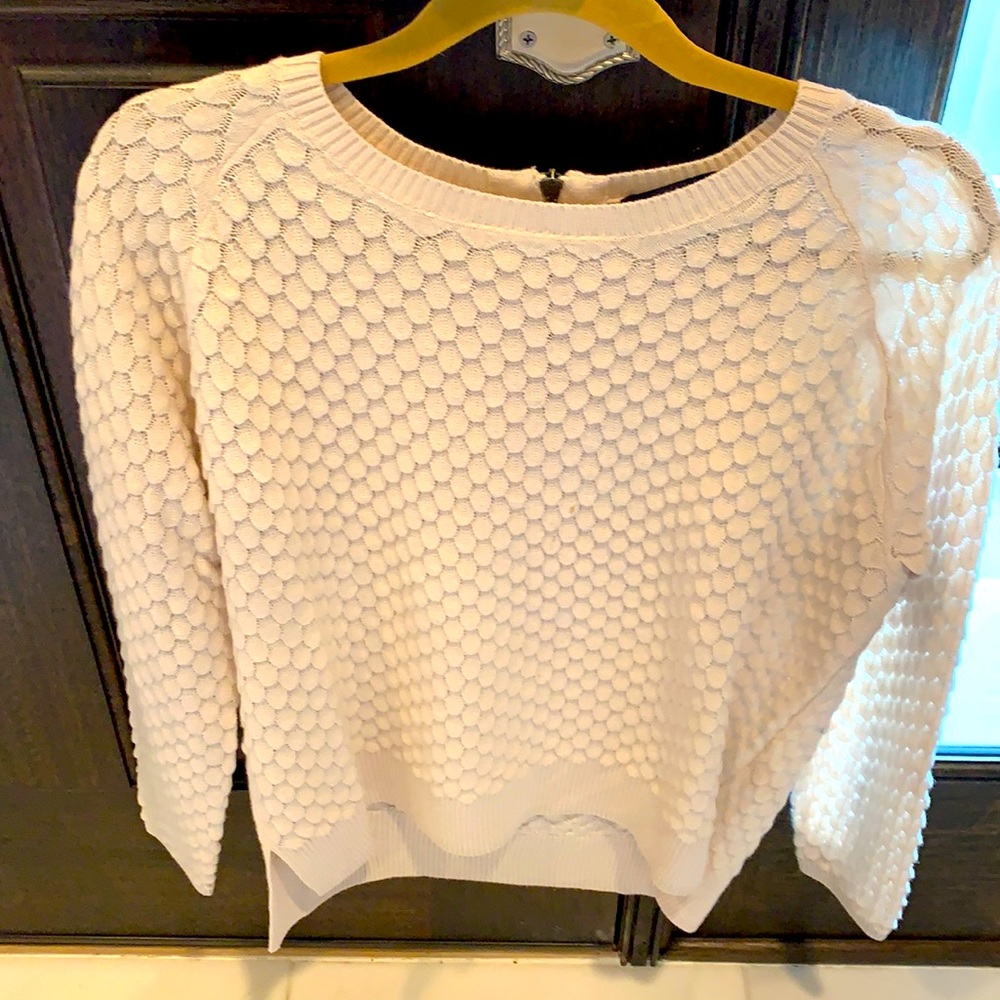 French connection honeycomb pattern sweater